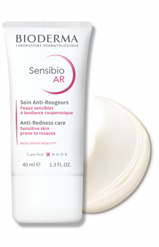 BIODERMA product photo, Sensibio AR 40ml, treatment for redness-prone skin