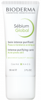 BIODERMA product photo, Sebium Global 30ml, skin care treatment for acne prone skin